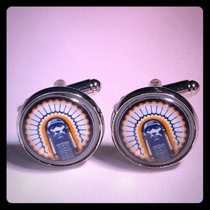 Chief Illiniwek Cufflinks - Fighting Illini